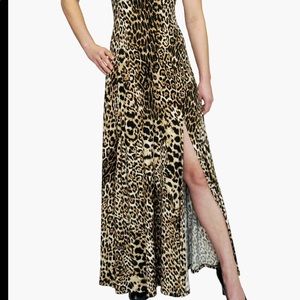 Joseph Ribkoff Knock off cheetah print maxi dress